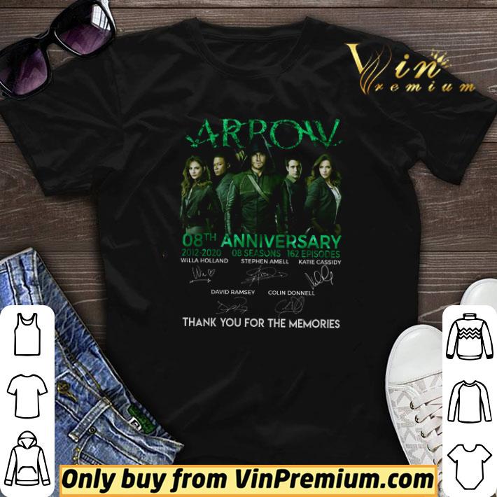 Arrow 08th 2012 2020 Anniversary Signature Thank You For The Memories shirt sweater