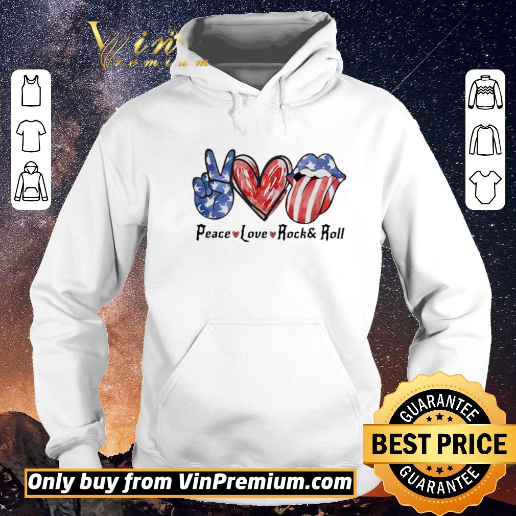 Premium Peace love rock and roll american flag independence day shirt sweater c1e4c1b0 premium peace love rock and roll american flag independence day shirt sweater 4 - Premium Peace love rock and roll american flag independence day shirt sweater