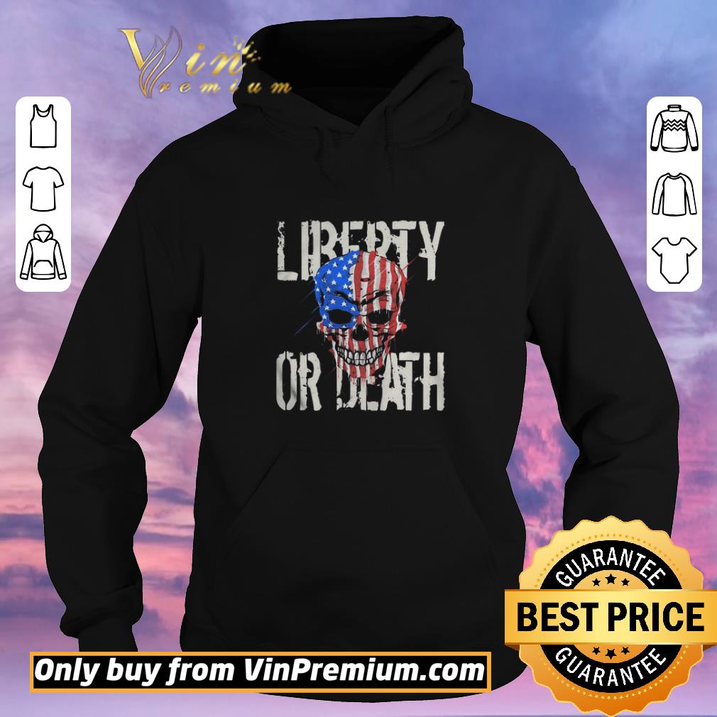 c4af623e hot liberty or death skull american flag veteran independence day shirt sweater 4 - Hot Liberty or death skull American flag veteran Independence day shirt sweater