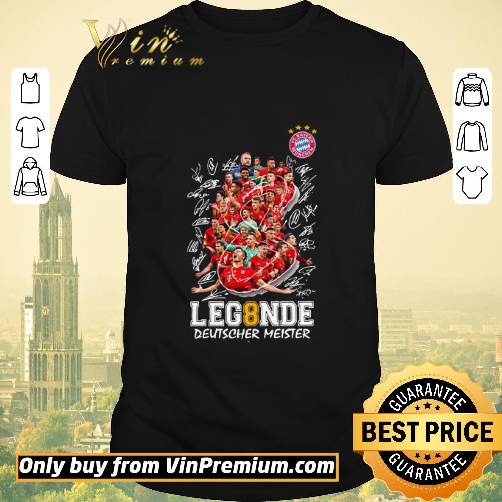 Pretty Fc Bayern Munchen Leg8nde Deutscher Meister Signatures shirt sweater
