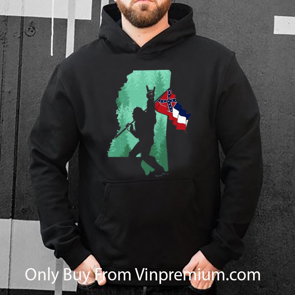 cbe1eb16 nice bigfoot forrest mississippi map flag shirt 4 - Nice Bigfoot Forrest Mississippi Map Flag shirt