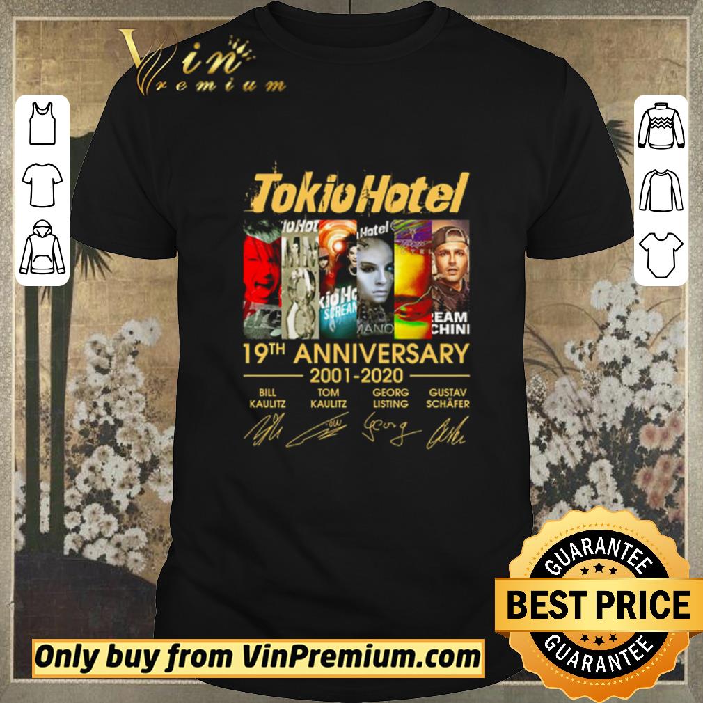 Pretty Tokio Hotel 19th Anniversary 2001-2020 signatures shirt sweater
