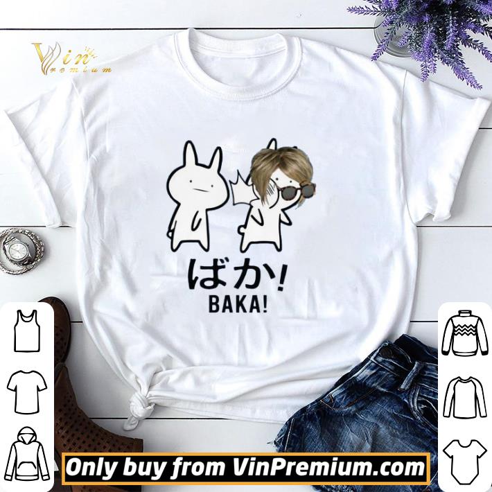 Baka Karen Rabbit Slap Anime Meme Snow-Flake American shirt sweater
