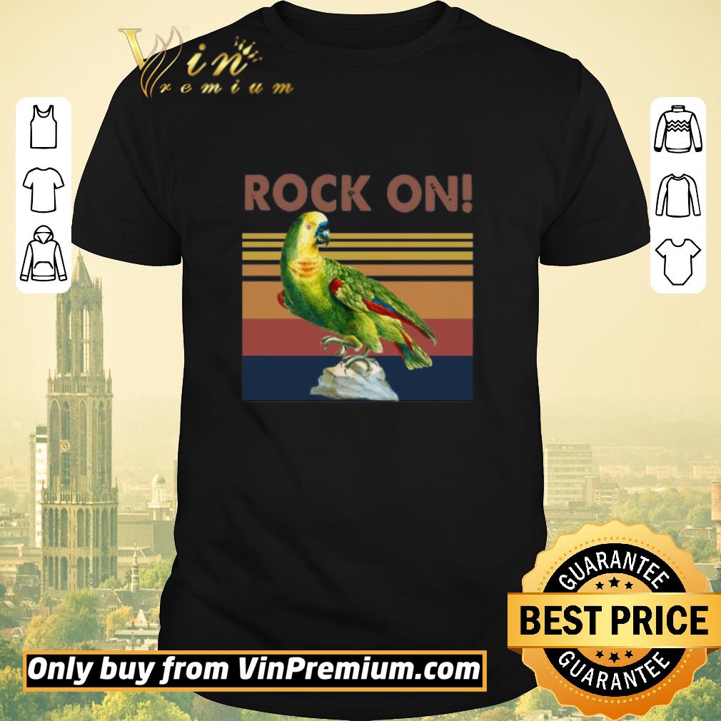 Nice Parrot Rock On Vintage shirt sweater