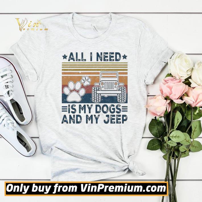 cf203a47 all i need is my dogs and my jeep vintage shirt sweater 4 - All I need is my dogs and my jeep vintage shirt sweater