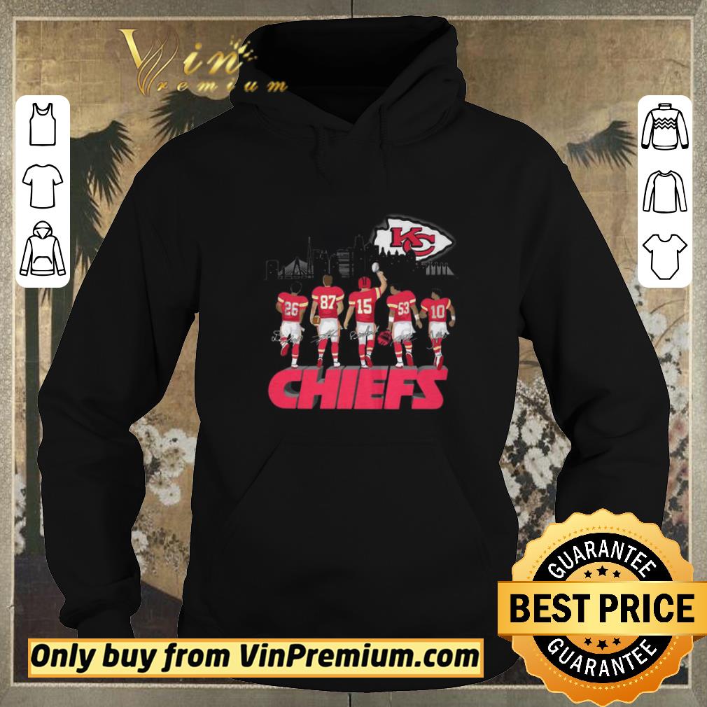 d0882431 nice kansas city chiefs 26 87 15 53 10 legends signatures shirt sweater 4 - Nice Kansas City Chiefs #26 #87 #15 #53 #10 Legends signatures shirt sweater