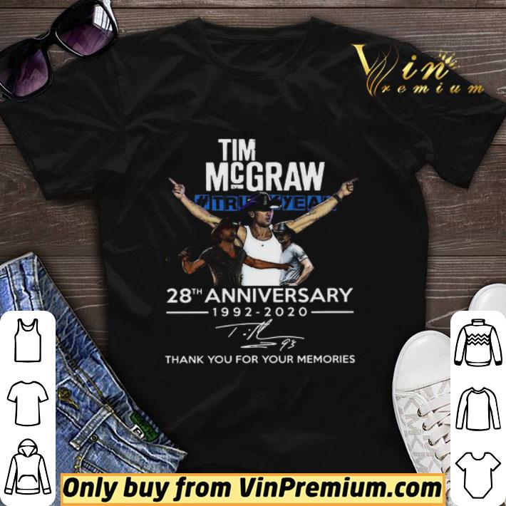 Tim Mcgraw Truck Yeah 28th anniversary thank you for the memories shirt sweater