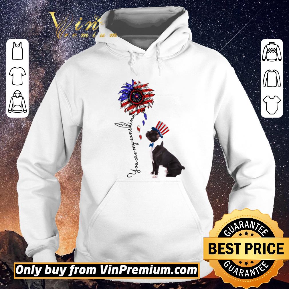 d662fb4b original america flag sunflower french bulldog independent shirt sweater 4 - Original America Flag Sunflower French Bulldog Independent shirt sweater