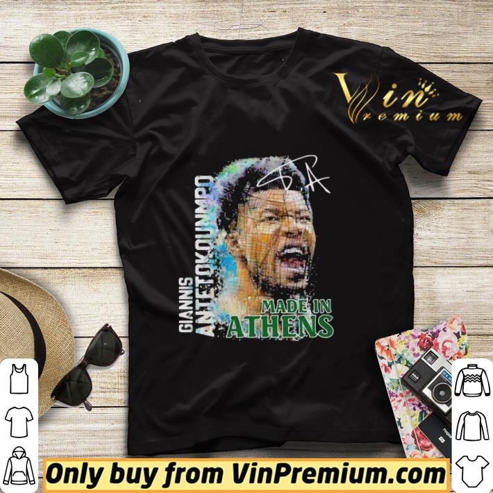 d77ad9e9 giannis antetokounmpo made on athens signature shirt 4 - Giannis antetokounmpo made on athens signature shirt