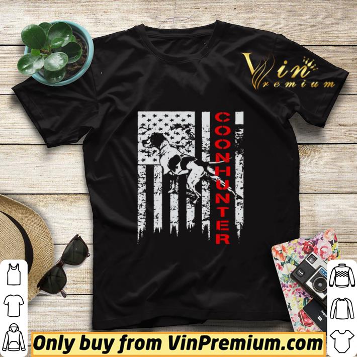 dd302d84 distressed usa flag for coon hunters shirt sweater 4 - Distressed USA Flag For Coon Hunters shirt sweater