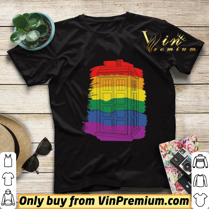 e1b0de4c police public call box doctor who lgbt shirt sweater 4 - Police Public call box Doctor Who LGBT shirt sweater