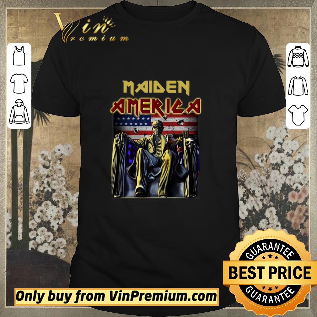 Awesome Iron Maiden America USA flag shirt sweater