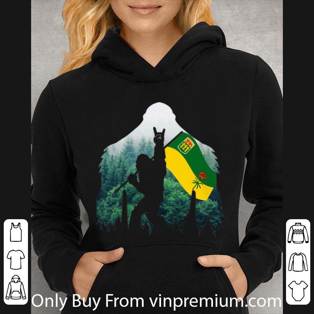 e740af94 nice bigfoot in the forest saskatchewan flag shirt 4 - Nice Bigfoot In The Forest Saskatchewan Flag shirt