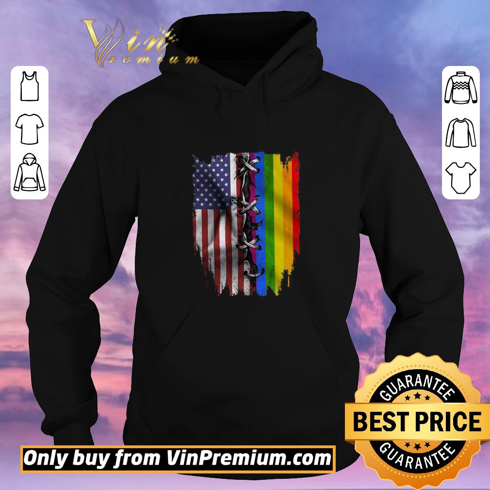 ed429140 awesome lgbt pride and american flag shirt sweater 4 - Awesome LGBT Pride and American flag shirt sweater