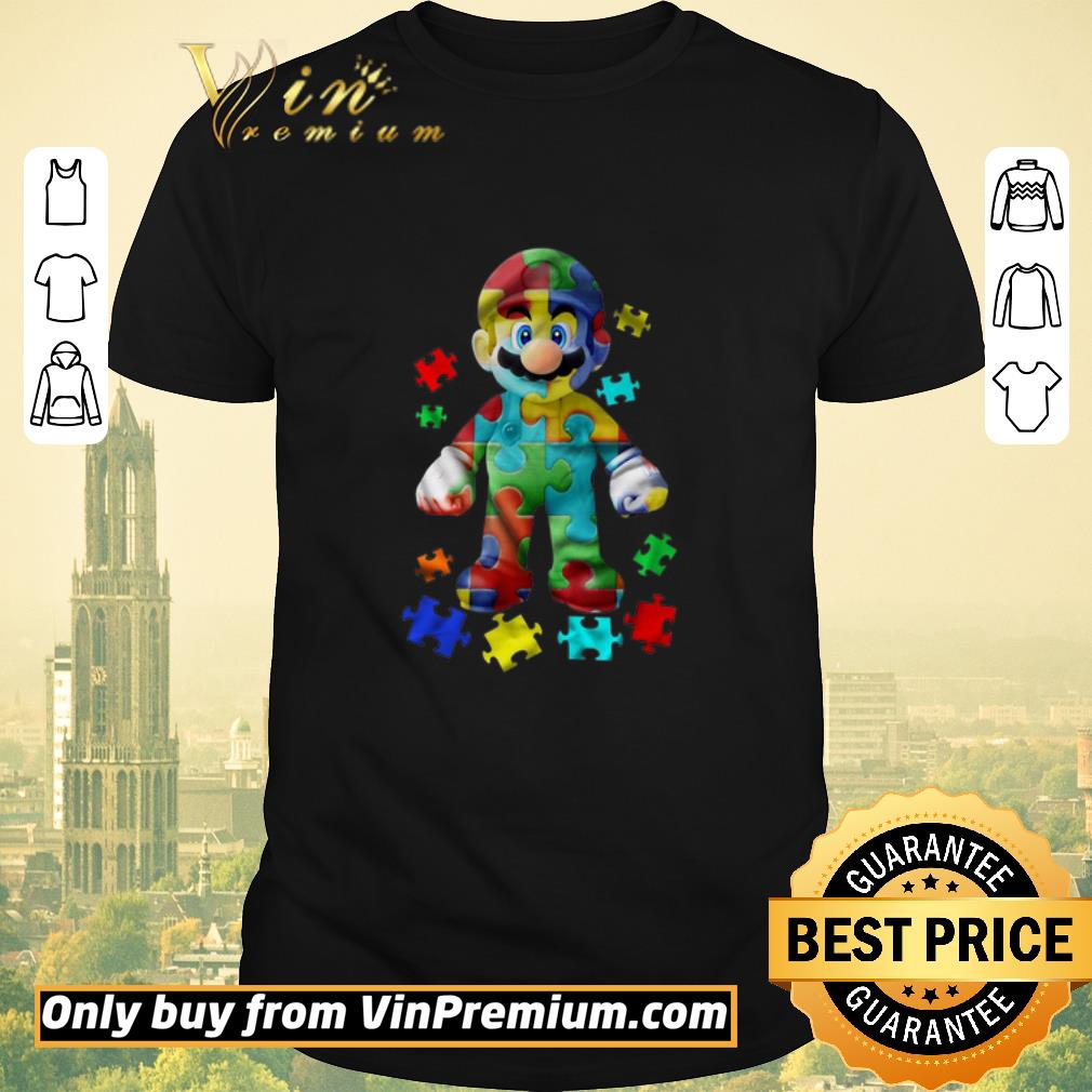 Hot Super Mario Autism Awareness shirt sweater