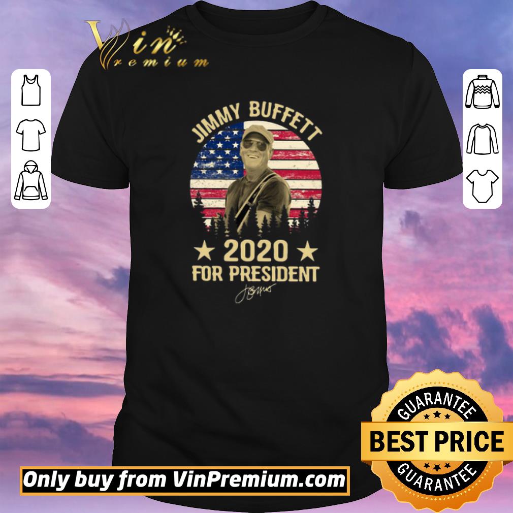 Nice Jimmy Buffett 2020 For President American Flag Vintage shirt sweater