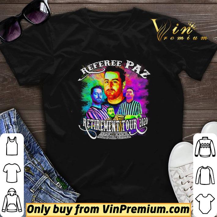 Referee Marc Paz Retirement Tour 2020 shirt sweater