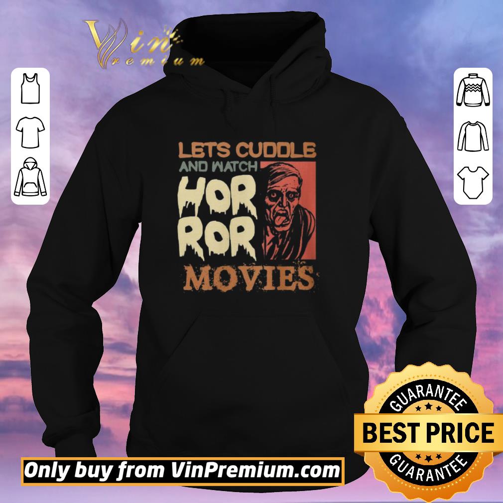 f5181865 hot let s cuddle and watch horror movies dating relationship tee slim fit shirt sweater 4 - Hot Let's Cuddle and Watch Horror Movies Dating Relationship Tee Slim Fit shirt sweater