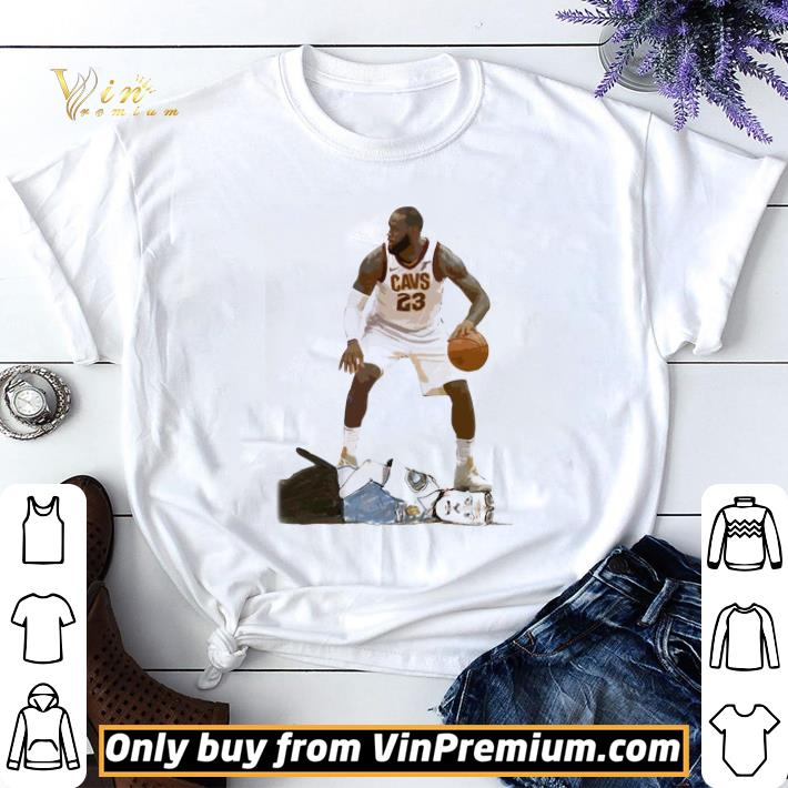 James Harden standing on police shirt sweater