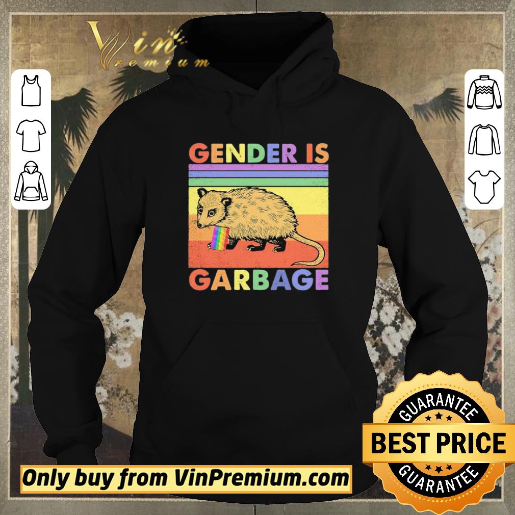 Hot GENDER IS GARBAGE OPOSSUM LGBT VINTAGE RETRO shirt sweater f84197c1 hot gender is garbage opossum lgbt vintage retro shirt sweater 4 - Hot GENDER IS GARBAGE OPOSSUM LGBT VINTAGE RETRO shirt sweater