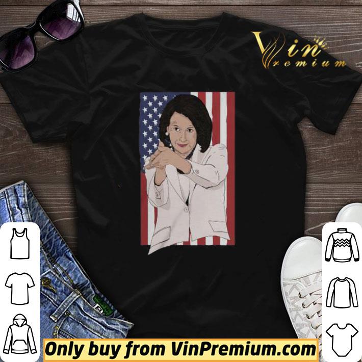 Nancy Pelosi clap anti Trump American flag shirt sweater