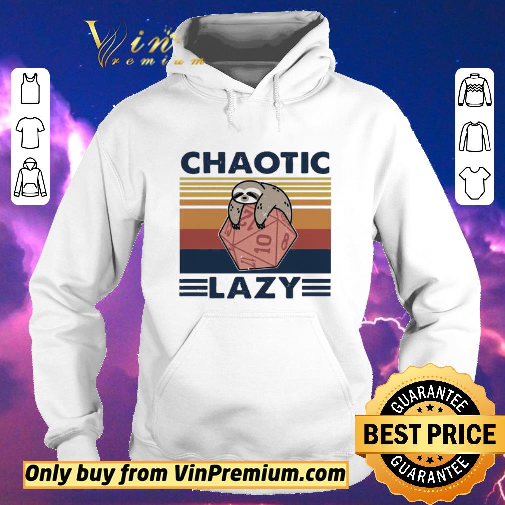fbc3c7ae original sloth chaotic lazy vintage shirt sweater 4 - Original Sloth Chaotic Lazy Vintage shirt sweater