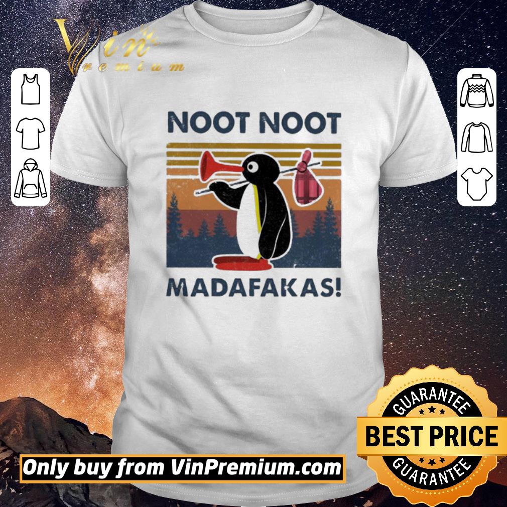 Awesome Penguin Noot Noot Madafakas vintage shirt sweater