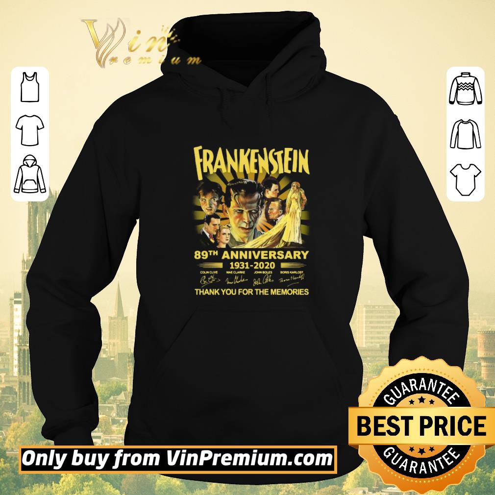 feaae114 funny frankenstein 89th anniversary 1931 2020 thank you for the memories signatures shirt sweater 4 - Funny Frankenstein 89th Anniversary 1931 2020 Thank You For The Memories Signatures shirt sweater