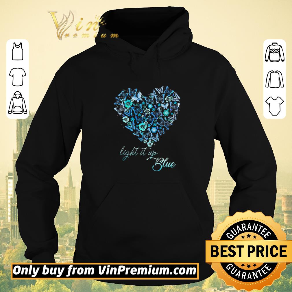 0532f9e4 funny autism awareness heart butterfly light it up blue shirt sweater 4 - Funny Autism Awareness Heart Butterfly Light It Up Blue shirt sweater