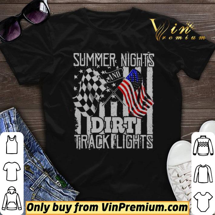 Summer Nights dirt track light shirt sweater