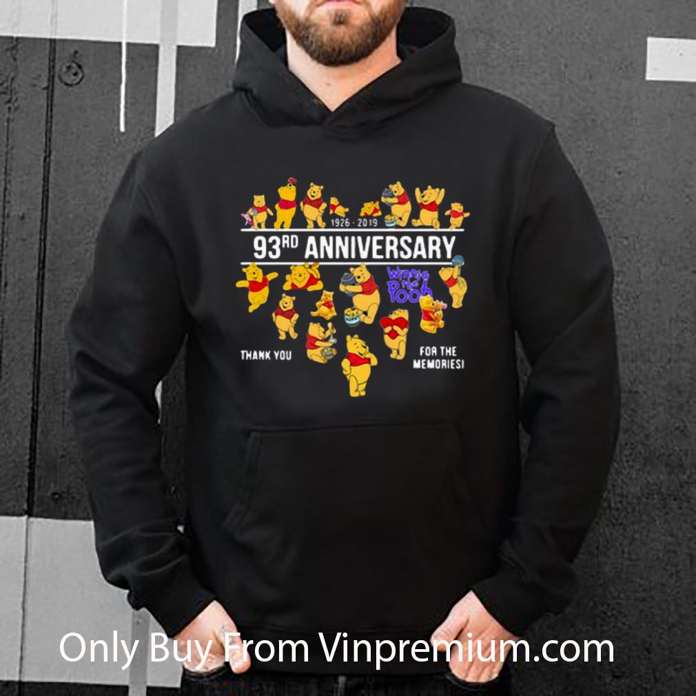 0d99bae9 great 93rd anniversary winnie the pooh thank you for the memories shirt 4 - Great 93rd Anniversary Winnie The Pooh Thank You For The Memories shirt