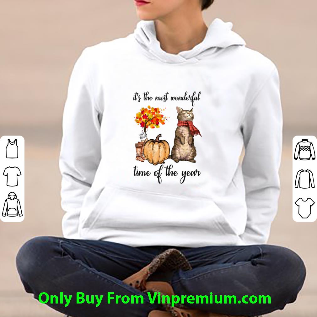 0ebba5ea nice autumn cats it s the most wonderful time of the year shirt 4 - Nice Autumn Cats It's The Most Wonderful Time Of The Year shirt