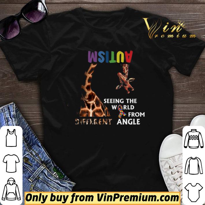 Giraffe Different Autism Seeing The World From Angle shirt sweater