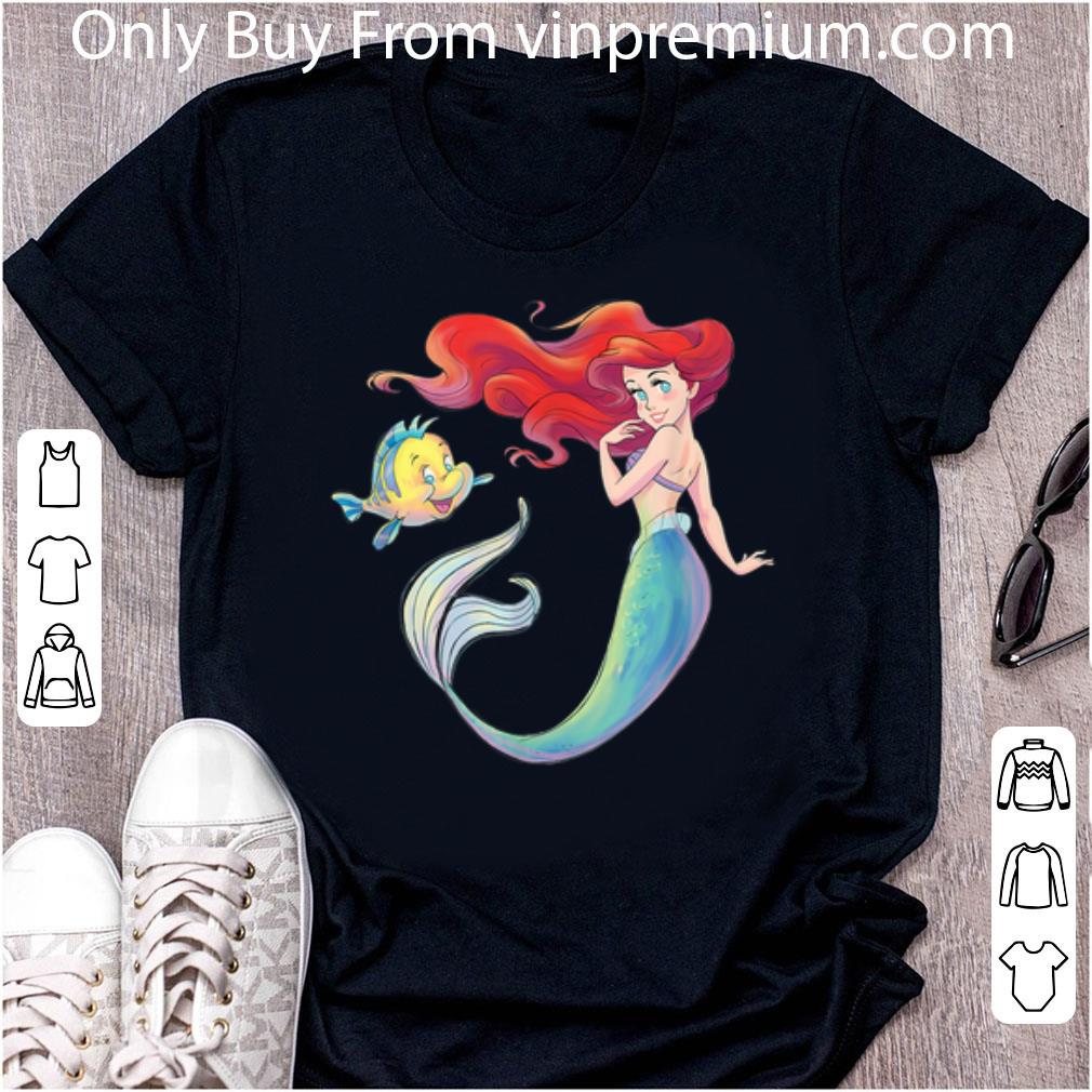 Official Disney The Little Mermaid Ariel and Flounder shirt