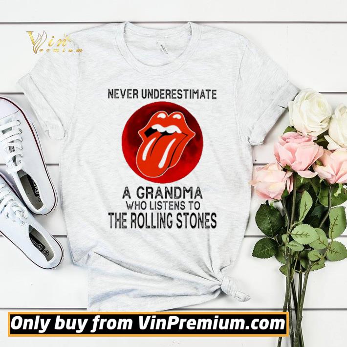 1eec1896 hot never underestimate a grandma who listens to the rolling stones shirt sweater 4 - Hot Never underestimate a Grandma who listens to The Rolling Stones shirt sweater