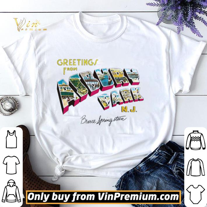 Greeting i from asbury park nj bruce spring steen shirt sweater