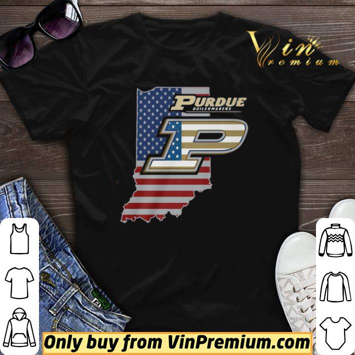 Premium Purdue Boilermakers American Flag shirt
