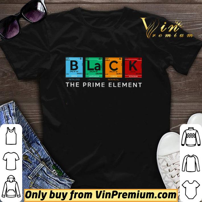 Top Black The Prime Element shirt sweater