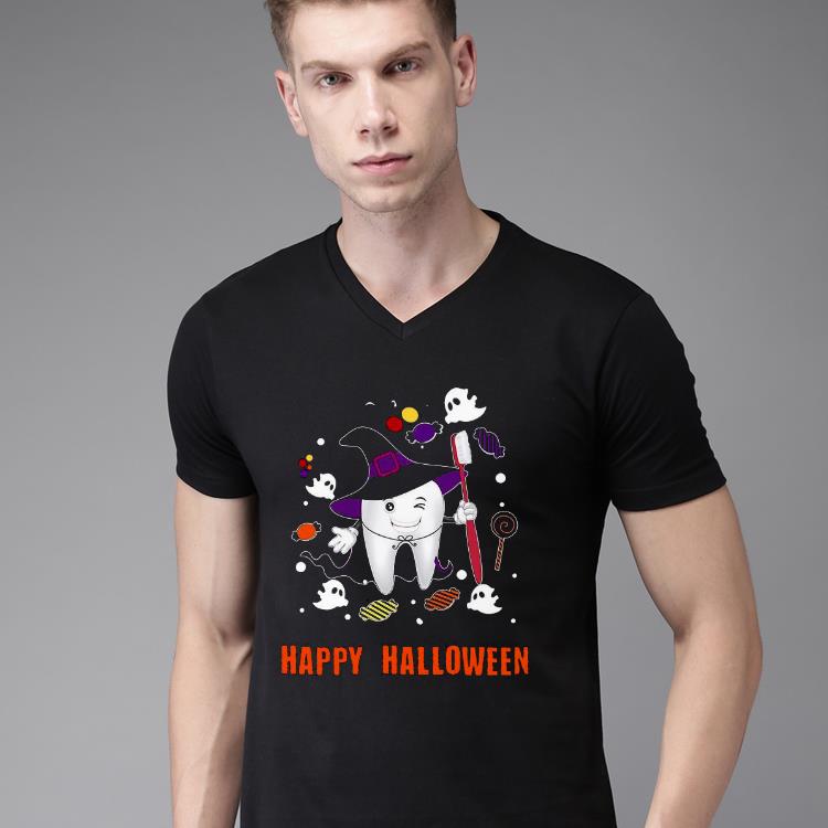 Original Happy Halloween Teeth Costume Shirt Original Happy Halloween Teeth Costume Shirt