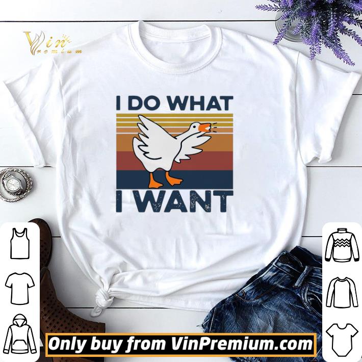 Duck I Do What I Want Vintage shirt sweater