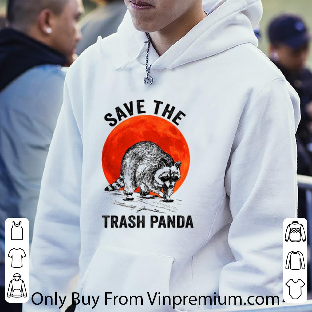 3ab849de official raccoon save the trash panda sunset shirt 4 - Official Raccoon Save The Trash Panda Sunset shirt