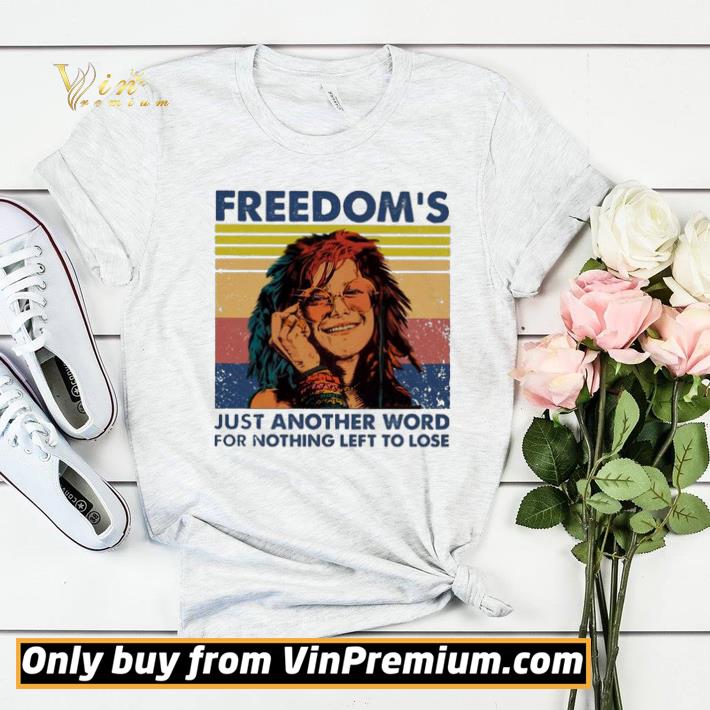 3d27e5ec janis joplin freedom s just another word for nothing left to lose vintage shirt sweater 4 - Janis Joplin Freedom's just another word for nothing left to lose vintage shirt sweater