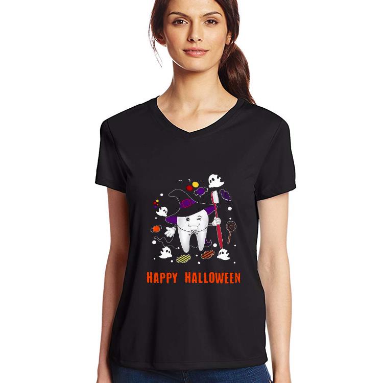 Original Happy Halloween Teeth Costume Shirt Original Happy Halloween Teeth Costume Shirt