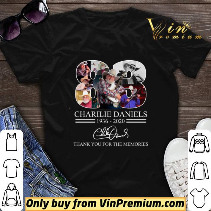 88 years Charlie Daniels 1936 2020 thank you for the memories shirt sweater