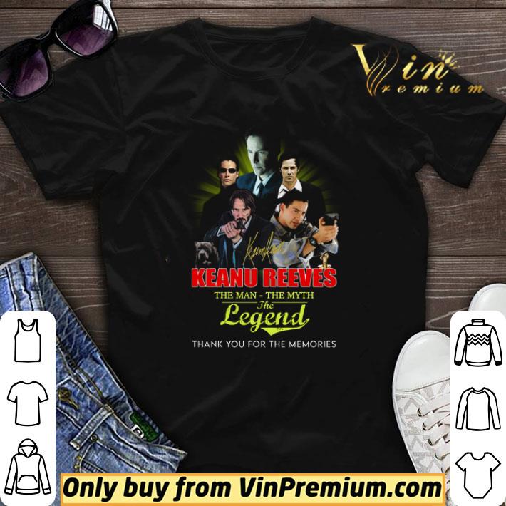 Keanu Reeves The Man The Myth The Legend Signature Thank You shirt sweater
