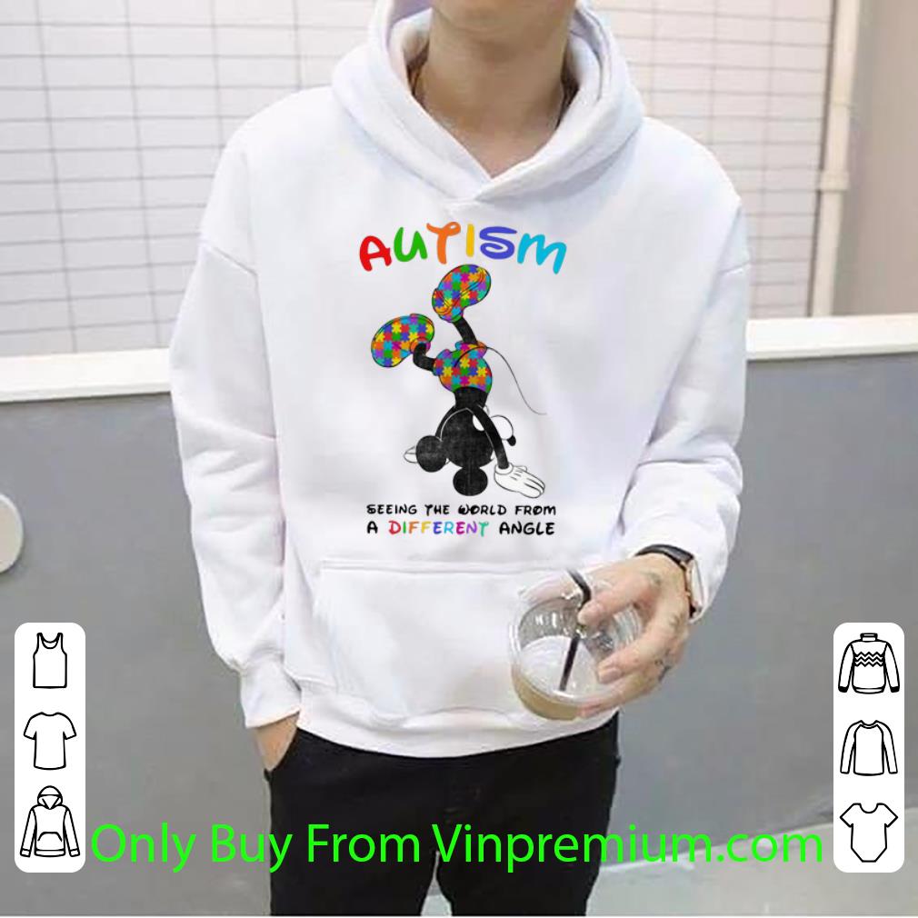 5bc9729c nice mickey mouse autism seeing the world from a different angle shirt 4 - Nice Mickey Mouse Autism Seeing The World From A Different Angle shirt