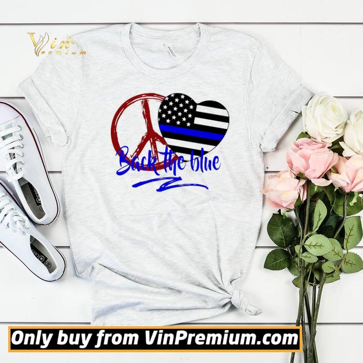 5fd19491 back the blue america love heart independence day shirt sweater 4 - Back The Blue America Love Heart Independence Day shirt sweater