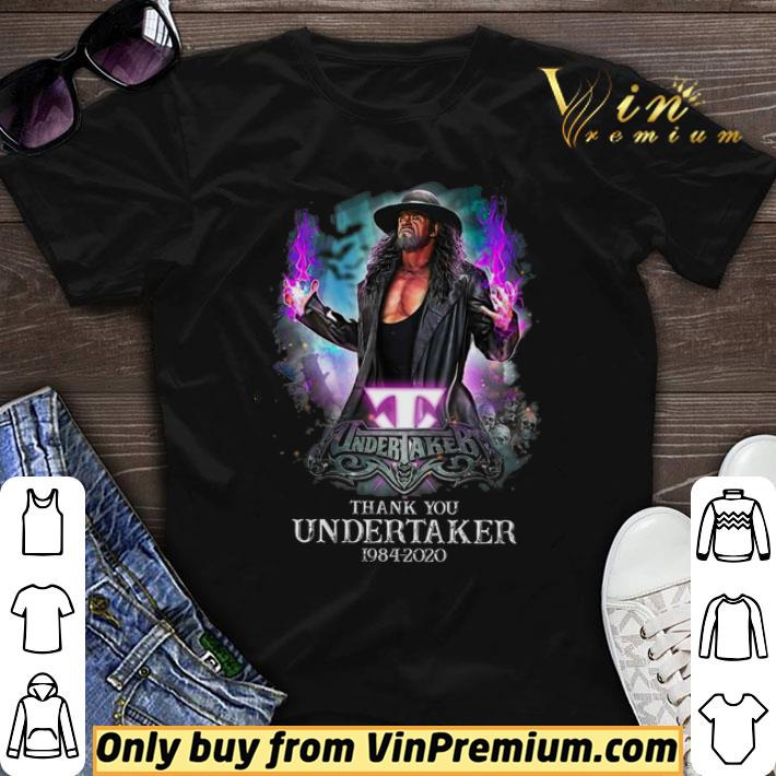 Thank You Undertaker 1984 2020 shirt sweater