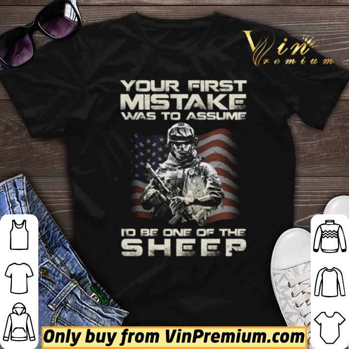 Your first mistake was to assume no be one of the sheep shirt sweater