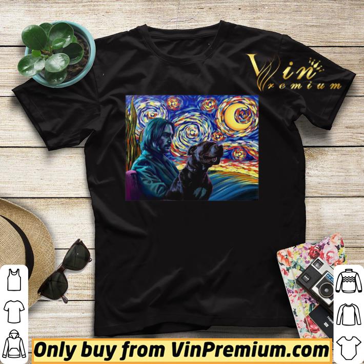 706ade96 premium john wick with dog art shirt sweater 4 - Premium John wick with dog art shirt sweater